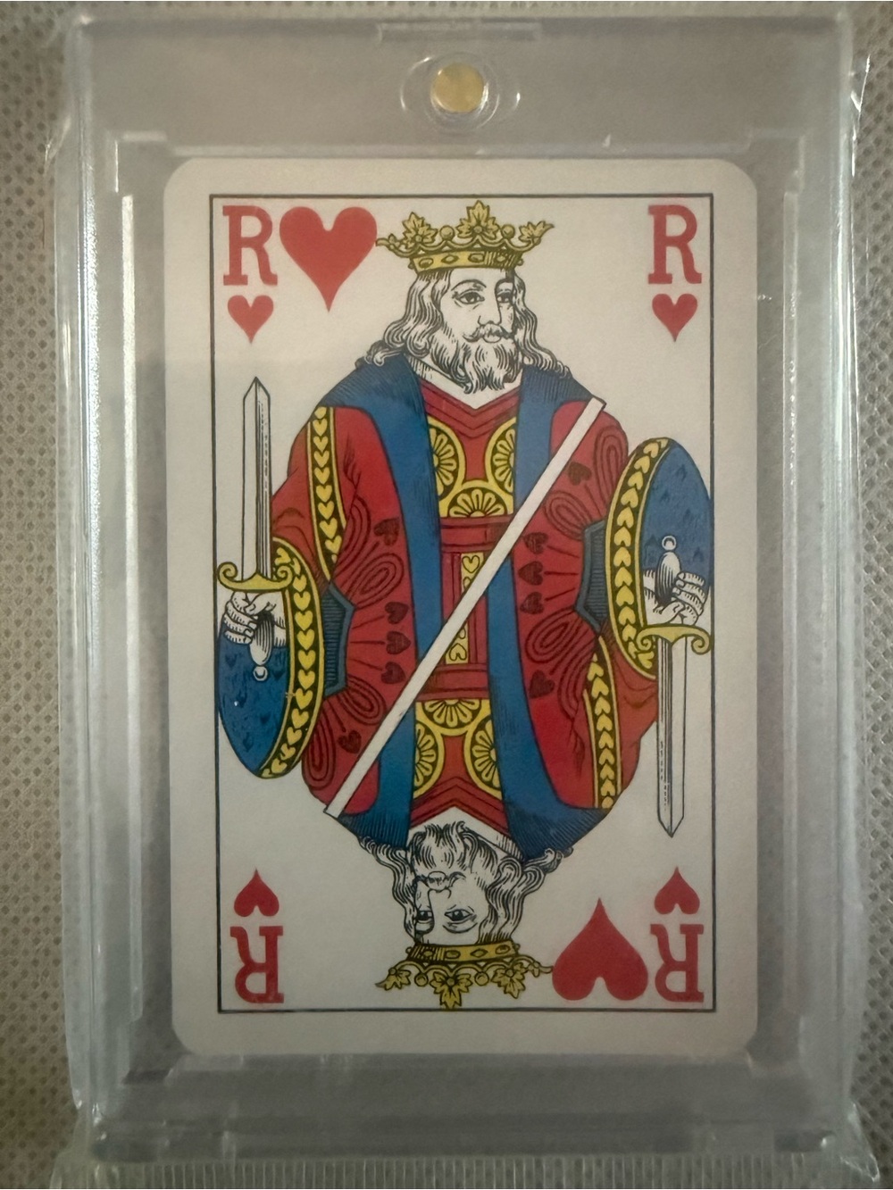 Louis Vuitton Exclusive Paris Edition King of Hearts Playing Card with COA